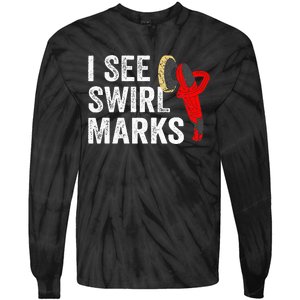 I See Swirl Marks Auto Detailer Car Detailing Tie-Dye Long Sleeve Shirt