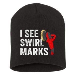 I See Swirl Marks Auto Detailer Car Detailing Short Acrylic Beanie