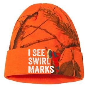 I See Swirl Marks Auto Detailer Car Detailing Kati Licensed 12" Camo Beanie