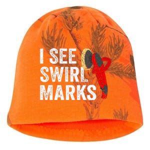 I See Swirl Marks Auto Detailer Car Detailing Kati - Camo Knit Beanie