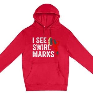 I See Swirl Marks Auto Detailer Car Detailing Premium Pullover Hoodie