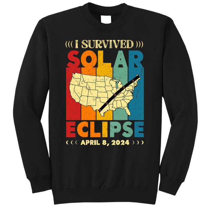 I Survived Solar Eclipse April 8 2024 Sweatshirt