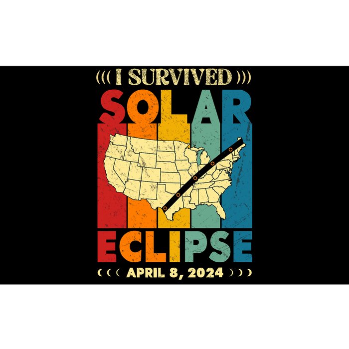 I Survived Solar Eclipse April 8 2024 Bumper Sticker