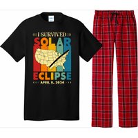 I Survived Solar Eclipse April 8 2024 Pajama Set