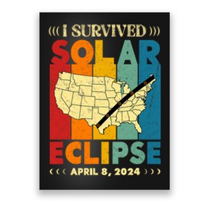 I Survived Solar Eclipse April 8 2024 Poster