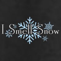 I Smell Snow Winter Christmas Holiday Snowflake 7 Panel Mesh Trucker Snapback Hat
