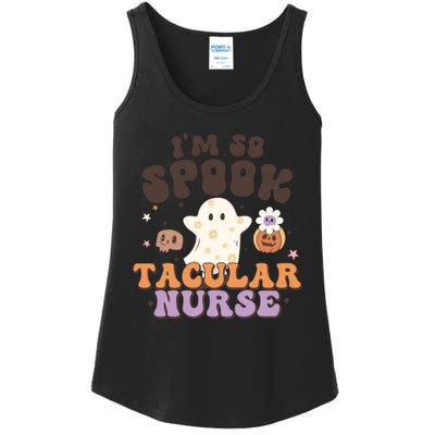 Im So Spooky Tacular Nurse Halloween Gift Ladies Essential Tank