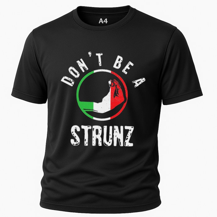 Italian Slang Strunz Hand Gesture Swear Curse Joke Gag Cooling Performance Crew T-Shirt