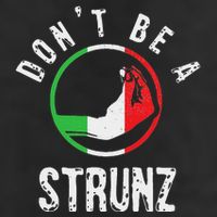 Italian Slang Strunz Hand Gesture Swear Curse Joke Gag Adult Drive Performance Visor
