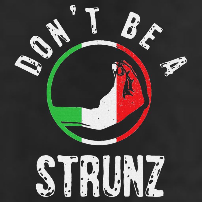 Italian Slang Strunz Hand Gesture Swear Curse Joke Gag Adult Drive Performance Visor