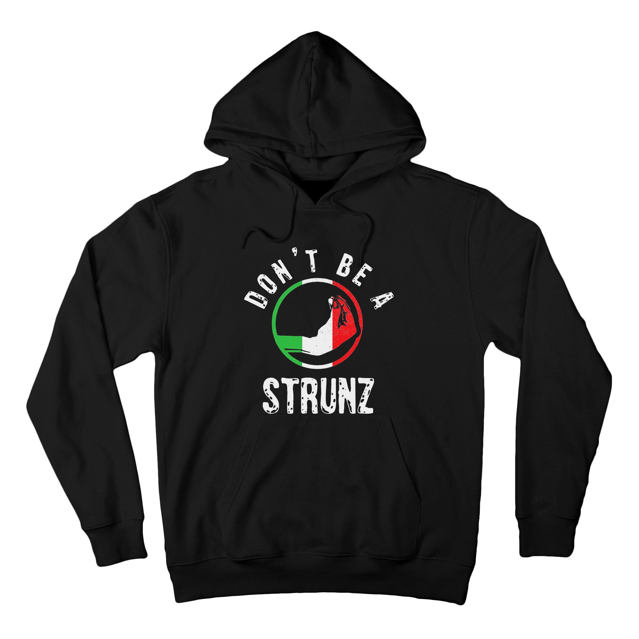 Italian Slang Strunz Hand Gesture Swear Curse Joke Gag Tall Hoodie