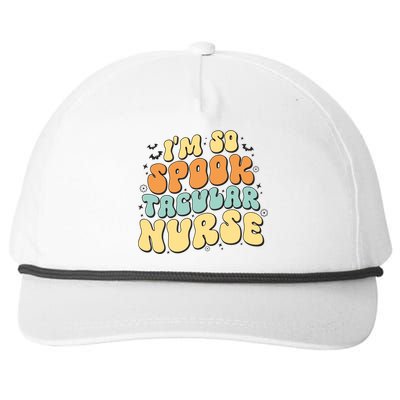 Im So Spook Tacular Nurse Halloween Retro Gift Snapback Five-Panel Rope Hat