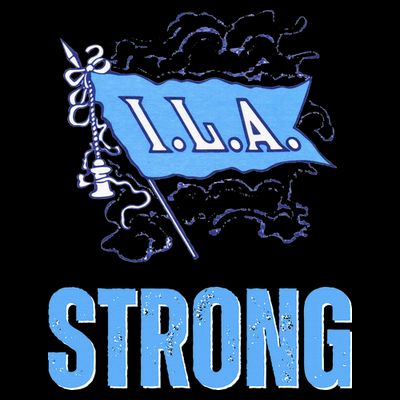Ila Strong Strike Longshoremen Union Port Workers Union T-Shirt
