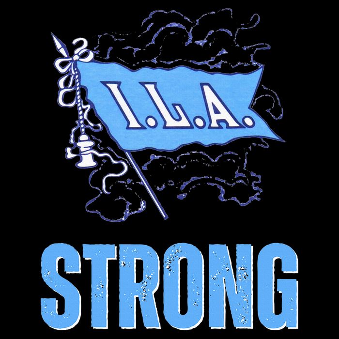 Ila Strong Strike Longshoremen Union Port Workers Union Tall T-Shirt