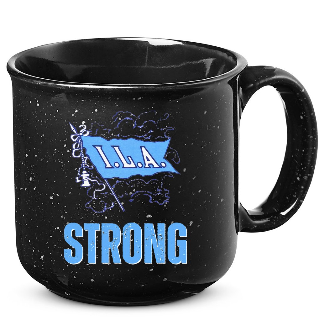 Ila Strong Strike Longshoremen Union Port Workers Union 15oz Campfire Ceramic Mug