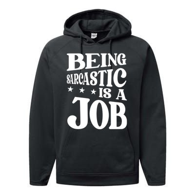 Irony Sarcasm Sarcastic Humor Ironic Irony Performance Fleece Hoodie