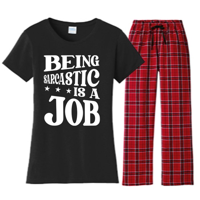 Irony Sarcasm Sarcastic Humor Ironic Irony Women's Flannel Pajama Set