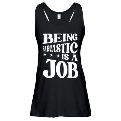 Irony Sarcasm Sarcastic Humor Ironic Irony Ladies Essential Flowy Tank