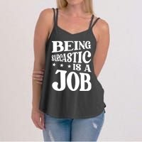 Irony Sarcasm Sarcastic Humor Ironic Irony Women's Strappy Tank