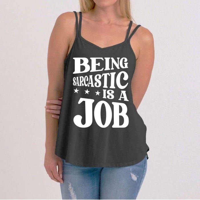 Irony Sarcasm Sarcastic Humor Ironic Irony Women's Strappy Tank