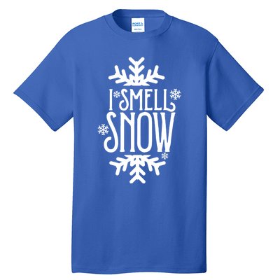 I Smell Snow Funny Christmas Gift Tall T-Shirt