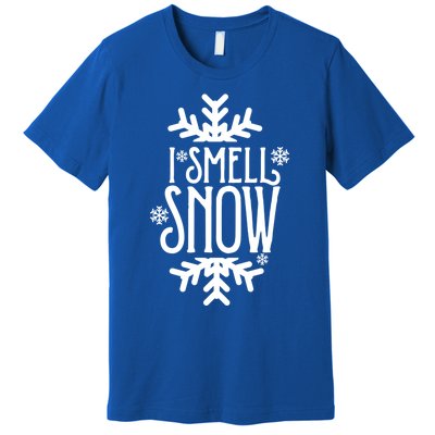 I Smell Snow Funny Christmas Gift Premium T-Shirt