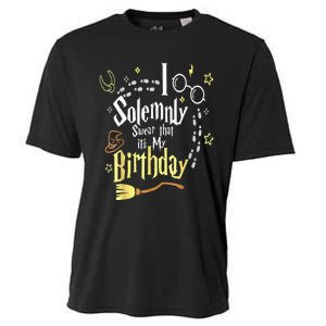 I Solemnly Swear That It's My Birthday Funny Cooling Performance Crew T-Shirt