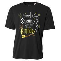 I Solemnly Swear That It's My Birthday Funny Cooling Performance Crew T-Shirt