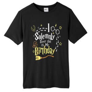 I Solemnly Swear That It's My Birthday Funny Tall Fusion ChromaSoft Performance T-Shirt