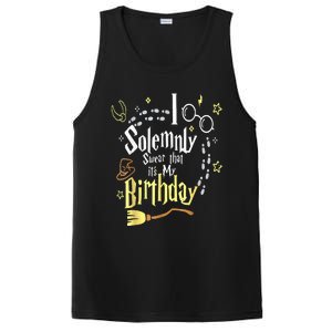 I Solemnly Swear That It's My Birthday Funny PosiCharge Competitor Tank