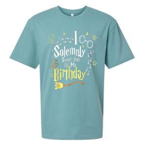 I Solemnly Swear That It's My Birthday Funny Sueded Cloud Jersey T-Shirt