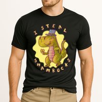 I Steal Shamrocks Dinosaur Cooling Performance Crew T-Shirt