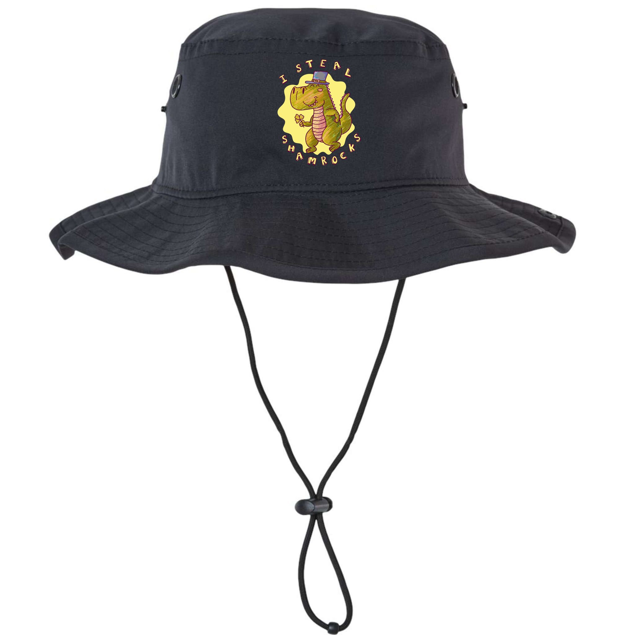 I Steal Shamrocks Dinosaur Bucket Hat
