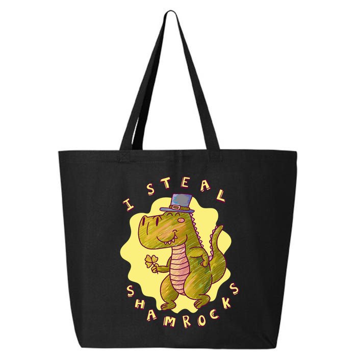 I Steal Shamrocks Dinosaur 25L Jumbo Tote