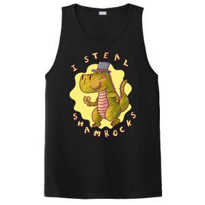 I Steal Shamrocks Dinosaur PosiCharge Competitor Tank