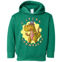 I Steal Shamrocks Dinosaur Toddler Hoodie