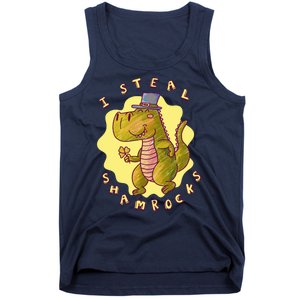 I Steal Shamrocks Dinosaur Tank Top