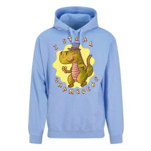 I Steal Shamrocks Dinosaur Unisex Surf Hoodie