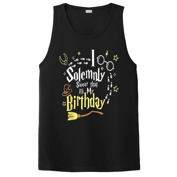 I Solemnly Swear That Its My Birthday Funny PosiCharge Competitor Tank