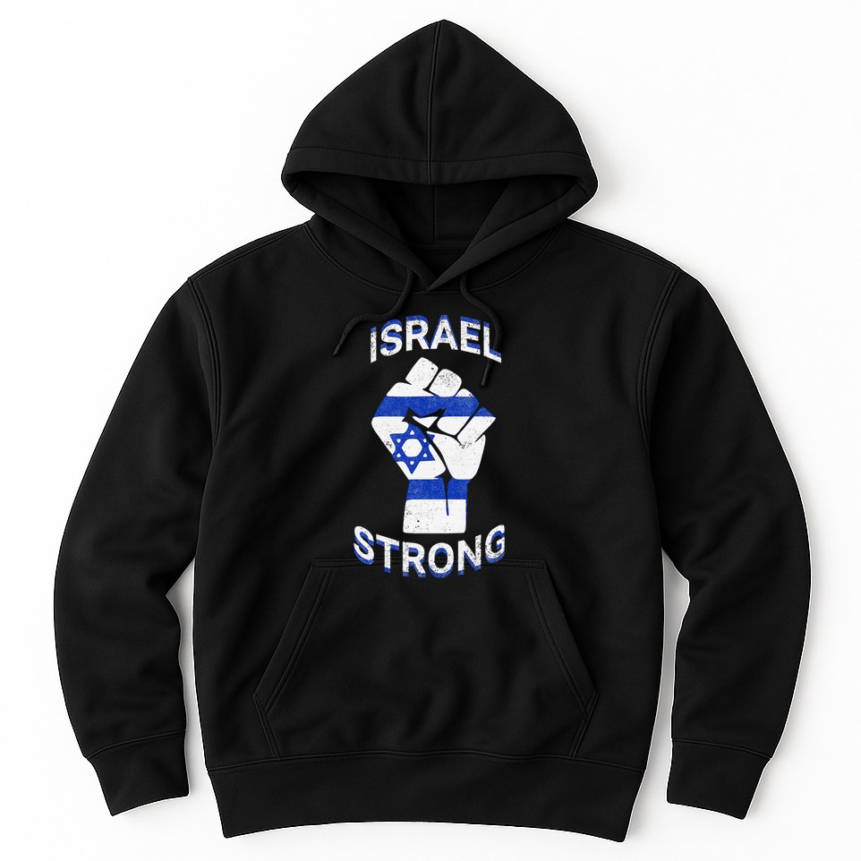 Israel Strong Support Stand With Israel Love Jewish Pride Hoodie
