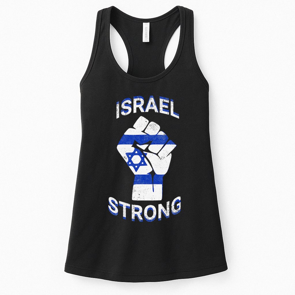 Israel Strong Support Stand With Israel Love Jewish Pride Womens Tank Top