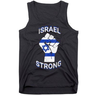 Israel Strong Support Stand With Israel Love Jewish Pride Tank Top