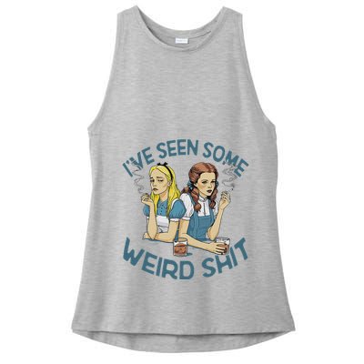 IVe Seen Some Weird Shit Ladies PosiCharge Tri-Blend Wicking Tank