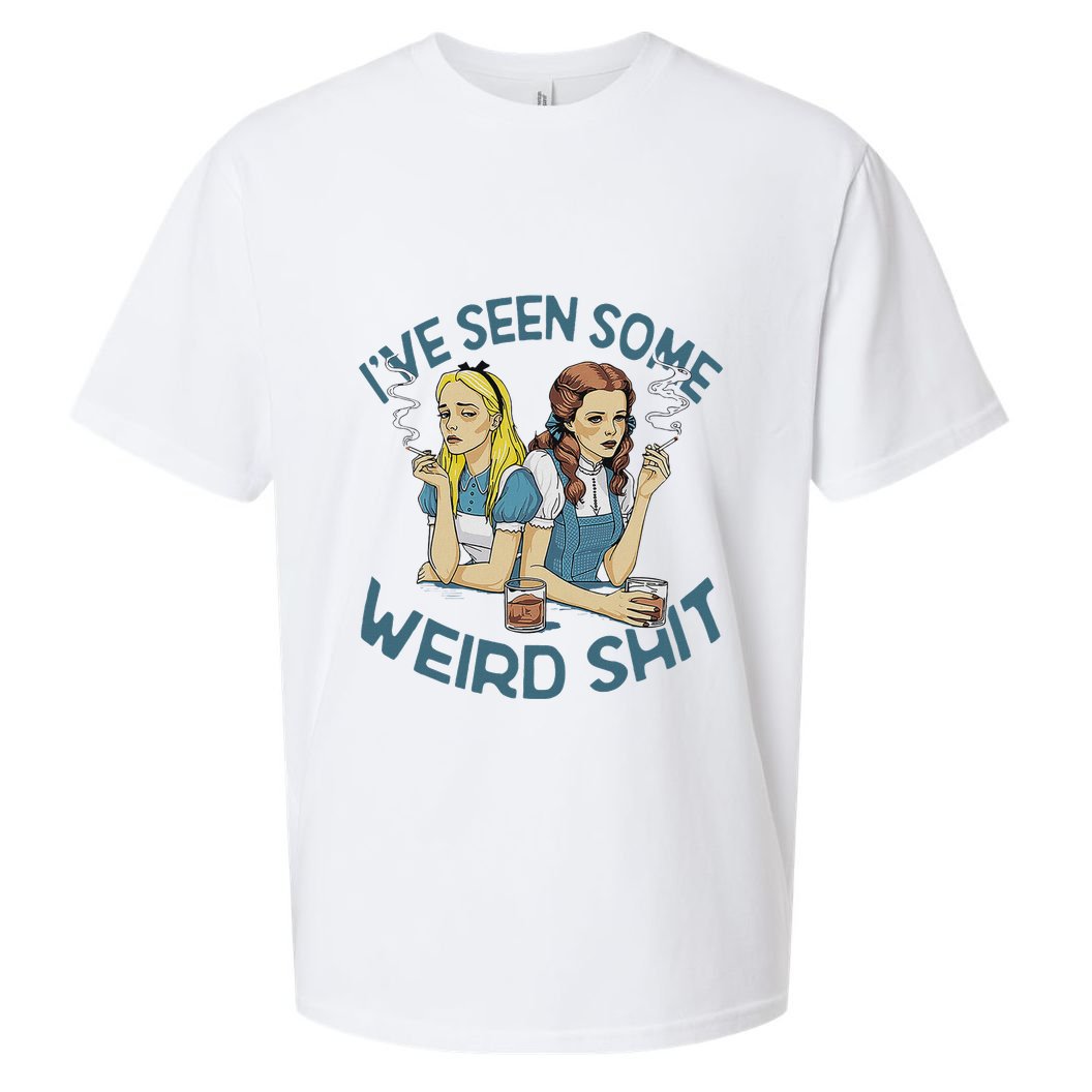 IVe Seen Some Weird Shit Sueded Cloud Jersey T-Shirt