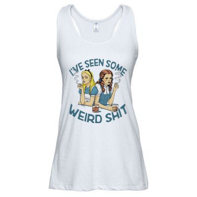 IVe Seen Some Weird Shit Ladies Essential Flowy Tank