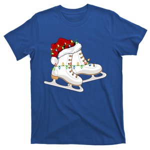 Ice Skating Sports Lover Xmas Santa Ice Skating Christmas Gift T-Shirt