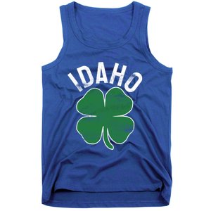 Idaho Shamrock St Patrick's Day Saint Paddy's Irish Clover Gift Tank Top