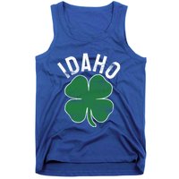 Idaho Shamrock St Patrick's Day Saint Paddy's Irish Clover Gift Tank Top