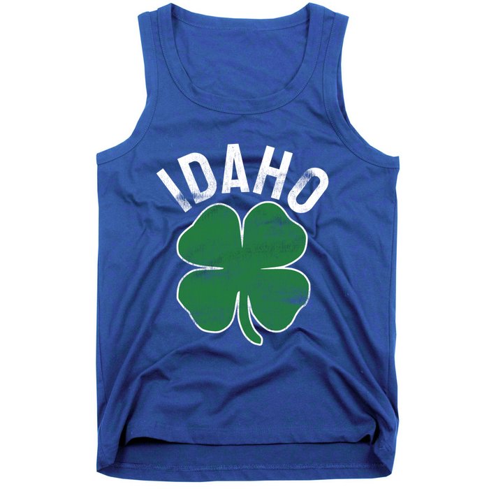 Idaho Shamrock St Patrick's Day Saint Paddy's Irish Clover Gift Tank Top