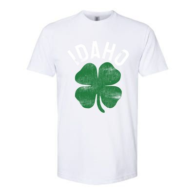 Idaho Shamrock St Patrick's Day Saint Paddy's Irish Clover Gift Softstyle CVC T-Shirt